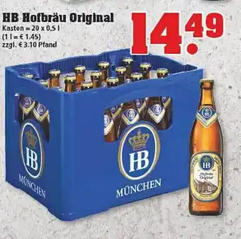 trinkgut HB Hofbräu Original Angebot