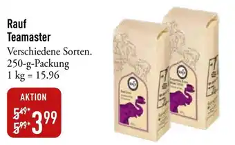 Galeria Markthalle Rauf Teamaster Angebot
