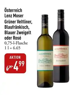 Galeria Markthalle Lenz Moser Grüner Veltliner, Blaufränkisch, Blauer Zweigelt oder Rosé Angebot