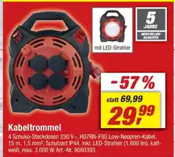 toom Baumarkt Kabeltrommel mit LED-Strahler Angebot