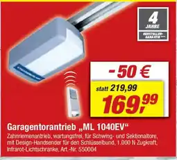 toom Baumarkt Garagentorantrieb ,,ML 1040EV" Angebot