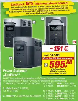 toom Baumarkt Power-Stationen „EcoFlow" 2 Angebot