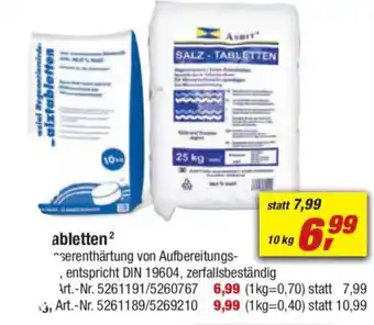 toom Baumarkt SALZ-TABLETTEN Angebot