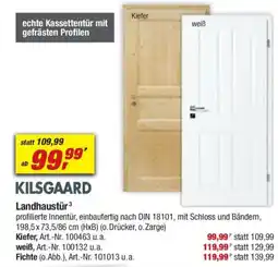 toom Baumarkt KILSGAARD Landhaustür Angebot