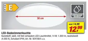 toom Baumarkt LED-Badezimmerleuchte Angebot