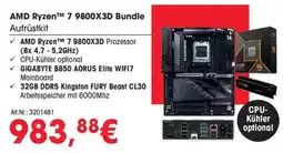 Arlt AMD Ryzen™ 7 9800X3D Bundle Aufrüstkit Angebot