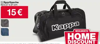 Woolworth Kappa Sporttasche Angebot