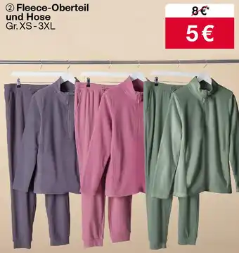 Woolworth Fleece-Oberteil und Hose Angebot