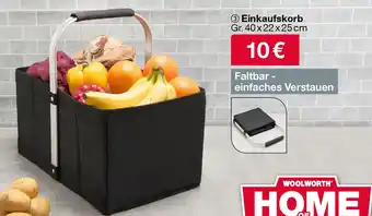 Woolworth Einkaufskorb Angebot