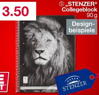 Woolworth STENZER Collegeblock Angebot