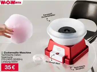 Woolworth Zuckerwatte-Maschine Angebot