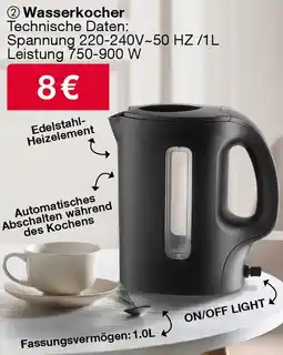 Woolworth Wasserkocher Angebot