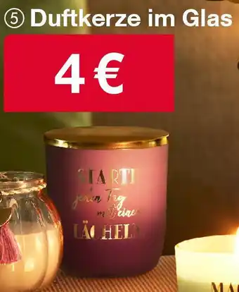 Woolworth Duftkerze im Glas Angebot