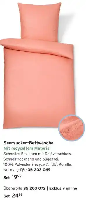 Tchibo Seersucker-Bettwäsche Angebot