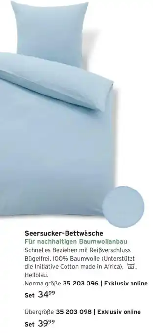 Tchibo Seersucker-Bettwäsche Angebot