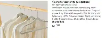 Tchibo 4 schulterverstärkte Kleiderbügel Angebot