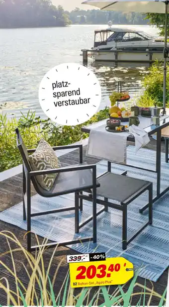 Höffner Balkon-Set „Agulo Plus Angebot