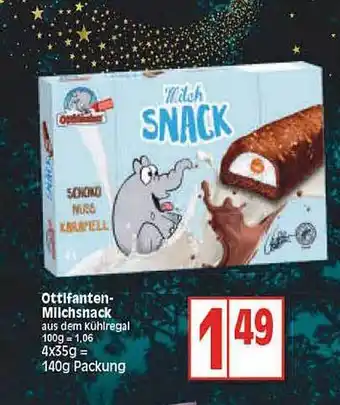 E Reichelt Ottifanten Milchsnack Angebot