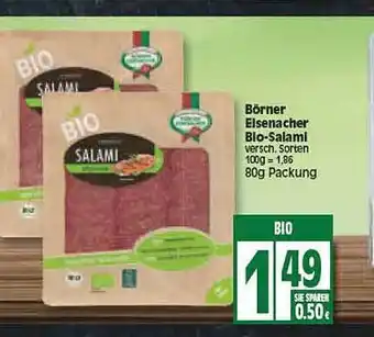 E Reichelt Börner Elsenacher Bio Salami Angebot