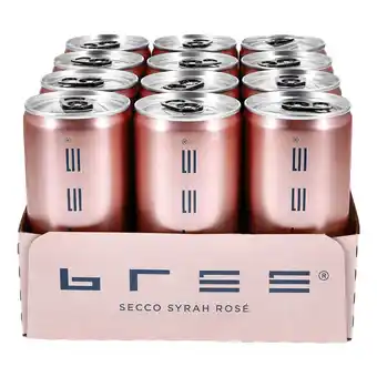 Netto Marken-Discount Bree Secco Syrah Rosé trocken 11,0 % vol 0,20 Liter Dose, 12er Pack Angebot