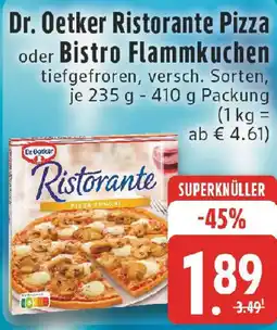 Edeka Dr. Oetker Ristorante Pizza oder Bistro Flammkuchen Angebot