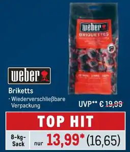 METRO weber Briketts Angebot