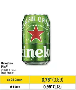 METRO Heineken Pils Angebot