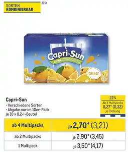 METRO Capri-Sun Angebot