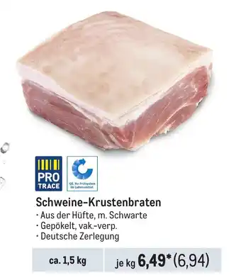 METRO PRO TRACE Schweine-Krustenbraten Angebot