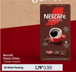 METRO Nescafé Classic Sticks Angebot