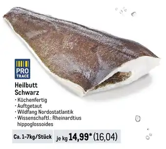 METRO PRO TRACE Heilbutt Schwarz Angebot