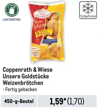 METRO Coppenrath & Wiese Unsere Goldstücke Weizenbrötchen Angebot