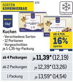 METRO METRO Chef Kuchen Angebot