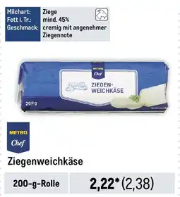 METRO METRO Chef Ziegenweichkäse Angebot