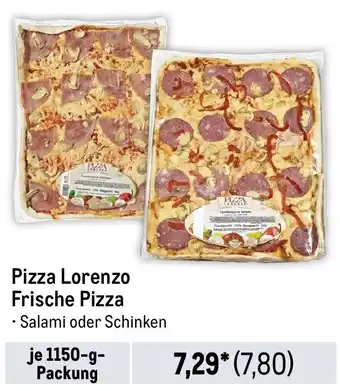 METRO Pizza Lorenzo Frische Pizza Angebot