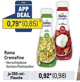 METRO Rama Cremefine Angebot