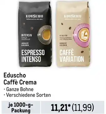 METRO Eduscho Caffè Crema Angebot