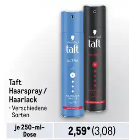 METRO Schwarzkopf Taft Haarspray / Haarlack Angebot