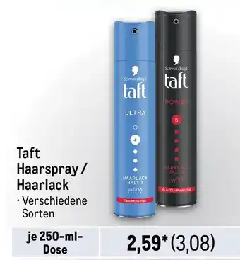 METRO Schwarzkopf Taft Haarspray / Haarlack Angebot