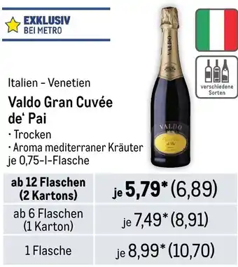 METRO Valdo Gran Cuvée de' Pai Angebot