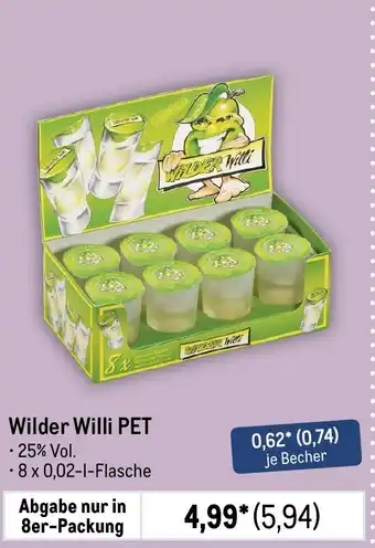 METRO Wilder Willi PET Angebot