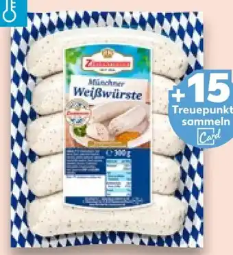 Kaufland Fleischwerke Zimmermann Münchner Weißwürste Angebot