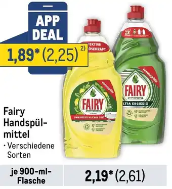 METRO Fairy Handspül- mittel Angebot