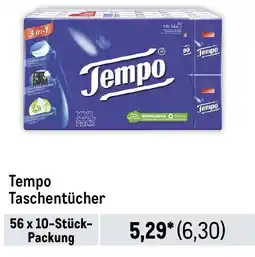 METRO Tempo Taschentücher Angebot