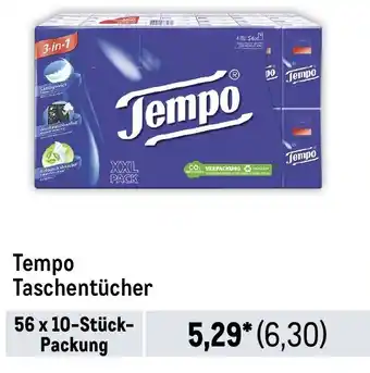 METRO Tempo Taschentücher Angebot