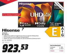 MediaMarkt Hisense 85" LED TV 85 A 6 N Angebot