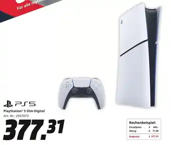 MediaMarkt PlayStation 5 Slim Digital Angebot