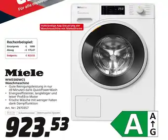 MediaMarkt Miele Waschmaschine WWD380WCS Angebot