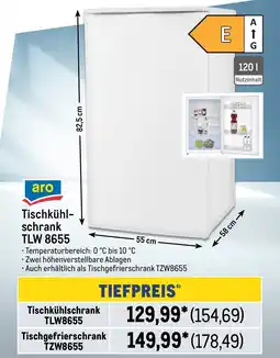 METRO aro Tischkühl- schrank TLW 8655 Angebot