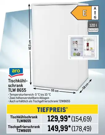 METRO aro Tischkühl- schrank TLW 8655 Angebot